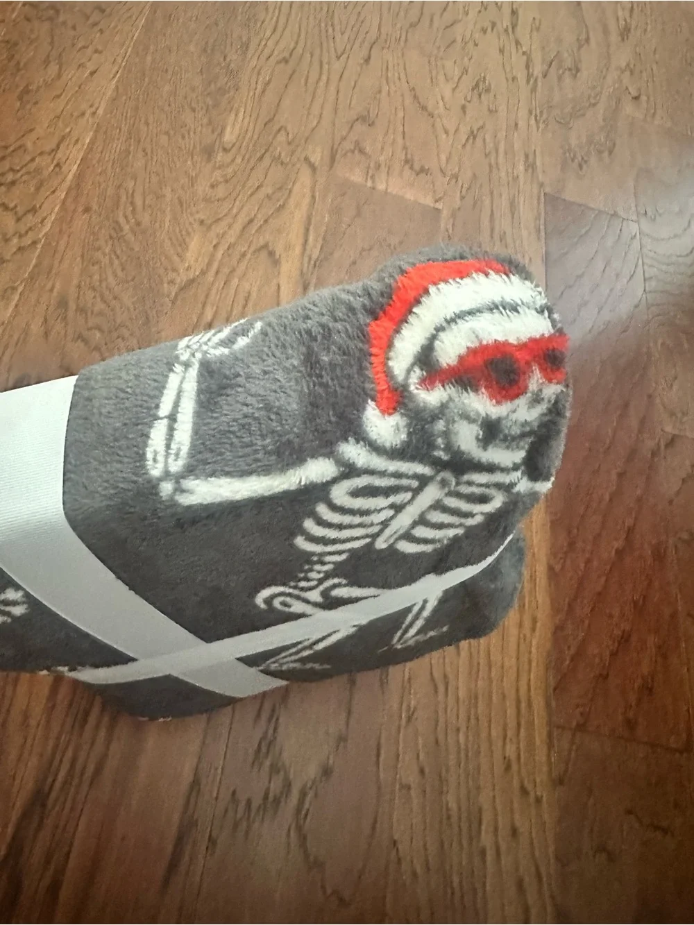 New Skeleton Santa Throw Blanket - 50in x 60in - Halloween - Christmas Holiday
